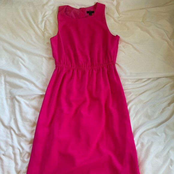 J. Crew Dresses & Skirts - J.Crew Hot Pink Sleeveless Button-Back Dress | Size 6